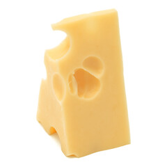 Cheese isolated on white background