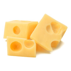 Cheese isolated on white background