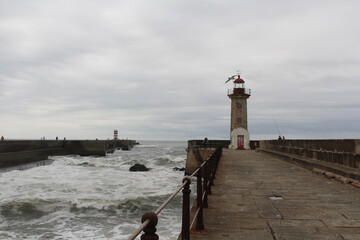 Latarnia Morska w Porto - obrazy, fototapety, plakaty