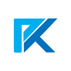 Unique PK letter symbol for your best business