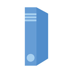 icon of blue book, colorful design