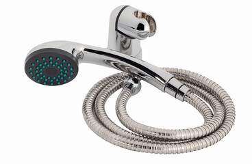 silver faucets for shower and sink