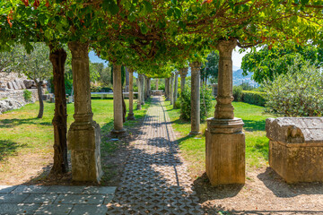 Tusculum of Roman ruins of ancient Salona near Split, Croatia