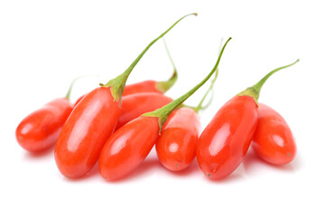 Goji berry isolated on white background