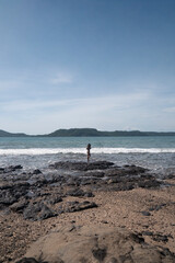 person on the beach