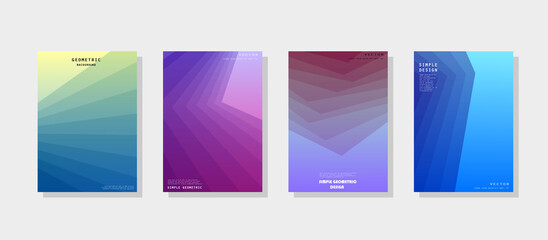 Obraz premium Abstract background cover design. Vector pattern