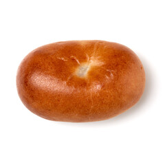 Homemade pasty, Russian stuffed pastry. Pirozhki isolated on white background. Flat lay, top view.