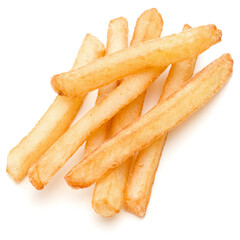 French Fried Potatoes isolated on white background