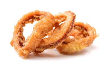 Deep fried calamari rings