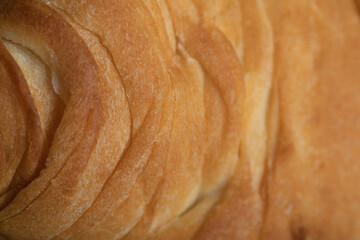 Delicious fresh pastry dough as a background