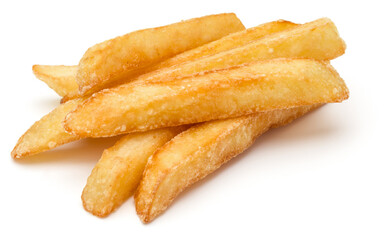 French Fried Potatoes isolated on white background