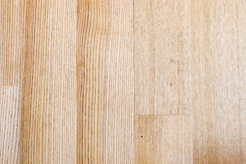 View of an oiled parquet made of ash wood as a texture or background