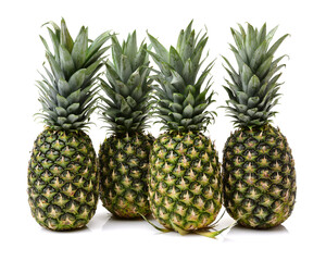 Fototapeta premium Pineapple on a white background