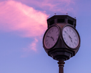 clock tower in the city 