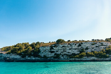 Cliffs on the tropical coast