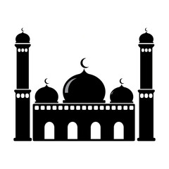 mosque dome design in flat style on isolated white background. mosque dome design for your website design Logo icon, app, UI. Vector illustration, EPS10.