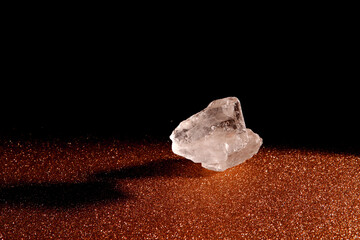 Macro shot of crystal rock sugar