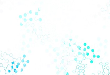 Light Blue, Red vector template with artificial intelligence structure.