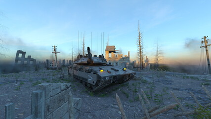 Fototapeta premium 戦車 