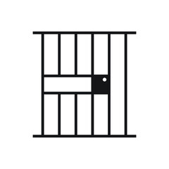 Prison icon design. vector illustration