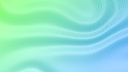 Colorful green blue pastel 3D dynamic abstract liquid light and shadow artistic gradient wavy futuristic texture pattern background