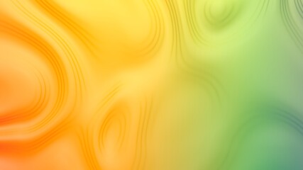 Colorful yellow green pastel 3D dynamic abstract liquid light and shadow artistic gradient wavy futuristic texture pattern background