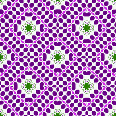  Seamless pattern with multicolored shapes.