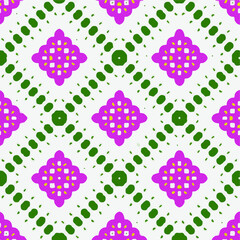  Seamless pattern with multicolored shapes.
