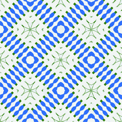  Seamless pattern with multicolored shapes.