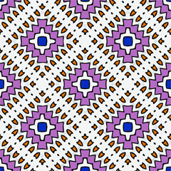  Seamless pattern with multicolored shapes.