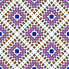  Seamless pattern with multicolored shapes.