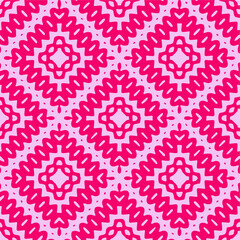 Seamless pattern with multicolored shapes.
