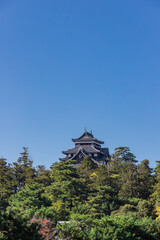 Naklejka premium 国宝松江城天守閣 島根県松江市
