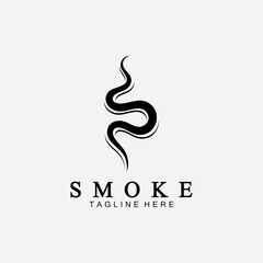 Smoke steam icon logo illustration isolated on white background,Aroma vaporize icons. Smells vector line icon, hot aroma, stink or cooking steam symbols, smelling or vapor