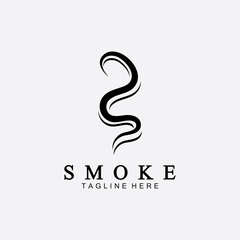 Smoke steam icon logo illustration isolated on white background,Aroma vaporize icons. Smells vector line icon, hot aroma, stink or cooking steam symbols, smelling or vapor