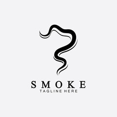 Smoke steam icon logo illustration isolated on white background,Aroma vaporize icons. Smells vector line icon, hot aroma, stink or cooking steam symbols, smelling or vapor