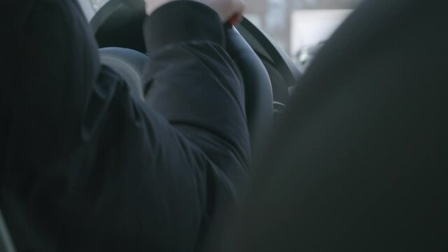Steering in an electric car