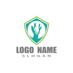 Hand Care Logo Template vector icon Business