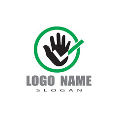 Hand Care Logo Template vector icon Business