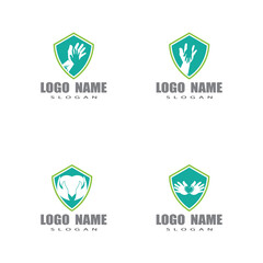 Hand Care Logo Template vector icon Business