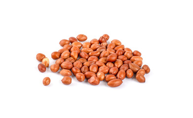 Peanuts an isolated on white background