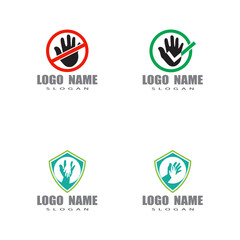 Hand Care Logo Template vector icon Business