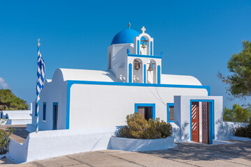 Profitas Ilias church at Santorini, Greece