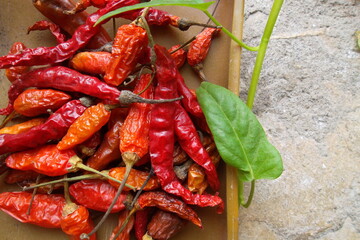 dried peppers