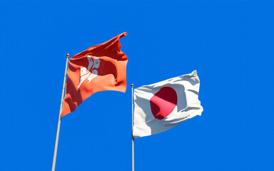 Flags of Hong Kong HK and Hong Kong HK.