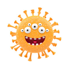3d render, abstract emotional virus icon, amazed character illustration, lol, cry, funny, happy, laughs, cute cartoon virus, emoji, emoticon, toy