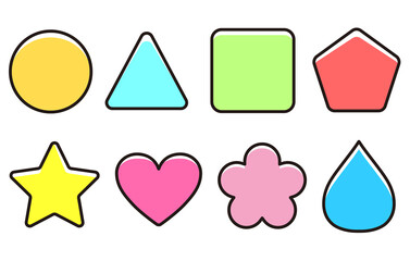 図形 アイコン素材セット