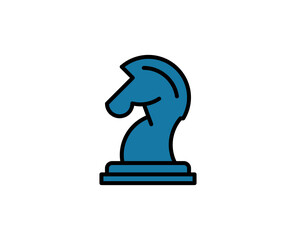 Chess premium line icon. Simple high quality pictogram. Modern outline style icons. Stroke vector illustration on a white background. 