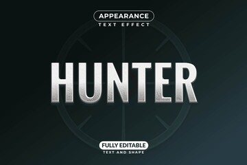 Editable Hunter Animal Game Texture Text Effect Style