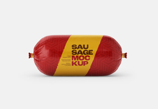 Sausage Roll Packaging Mockup
